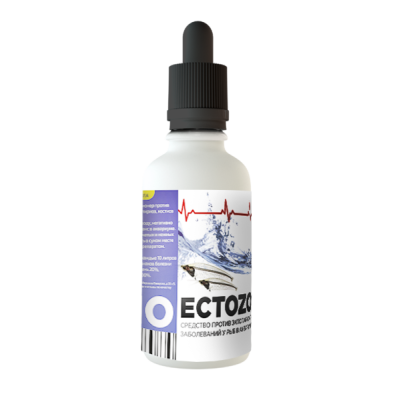 DECO NATURE MEDICAL NOECTOZOL - Средство против эктопаразитов и ихтиофтириоза, с пипеткой, 50 мл